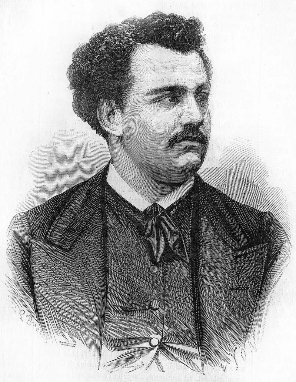 Portrait de Victor Noir (1848-1870), journaliste français - Unknown artist