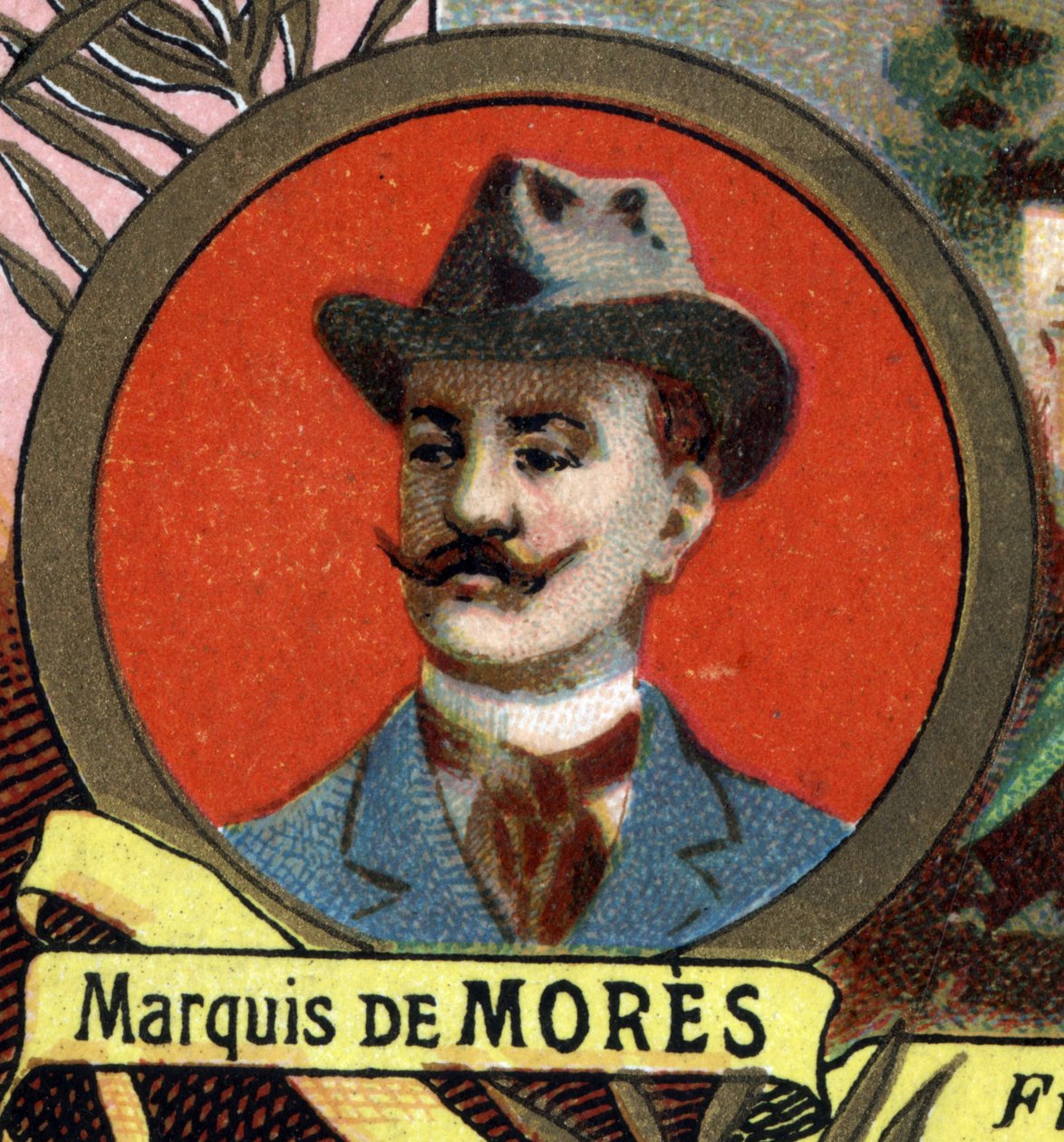Portrait du marquis de Mores - Unknown artist