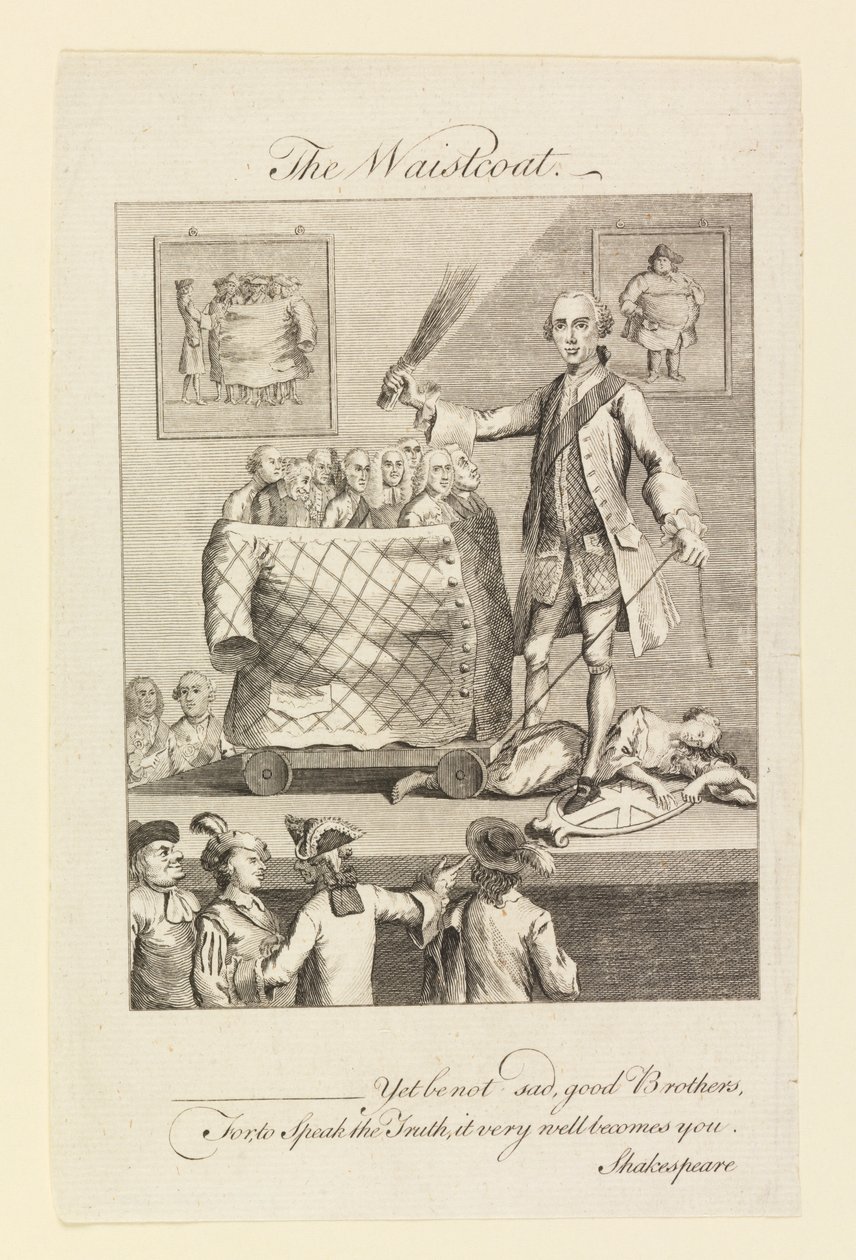 Le gilet (Caricature sur la mode des gilets) - Unknown, English