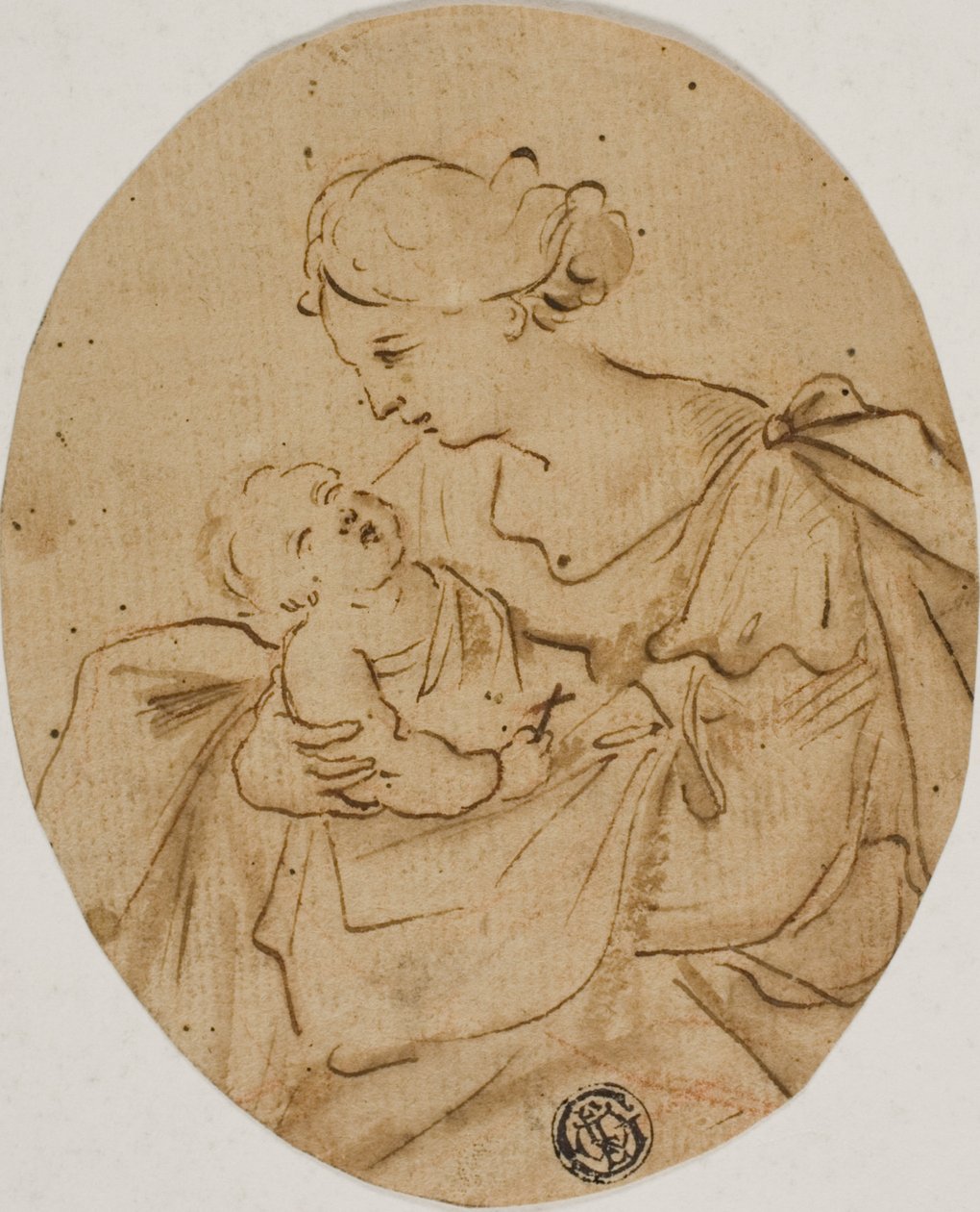 Madone et enfant - Unknown Italian