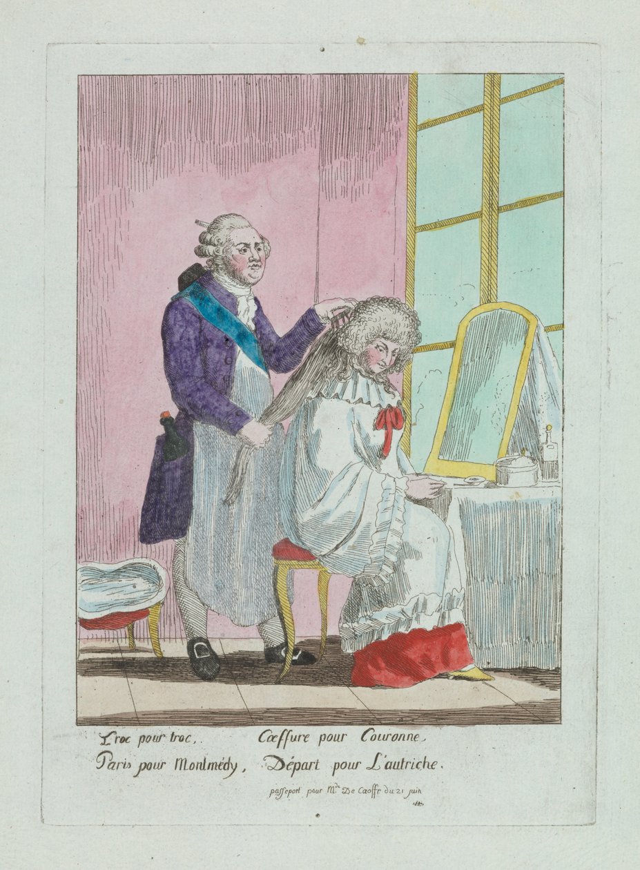 Coiffure de Madame de Korff (CBL WEp 0715) - Unknown artistUnknown artist