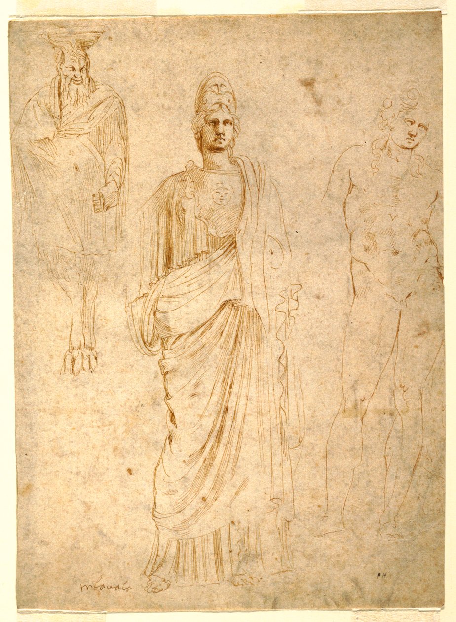 Dessin, figures classiques, vers 1550 - Unknown artistUnknown artist