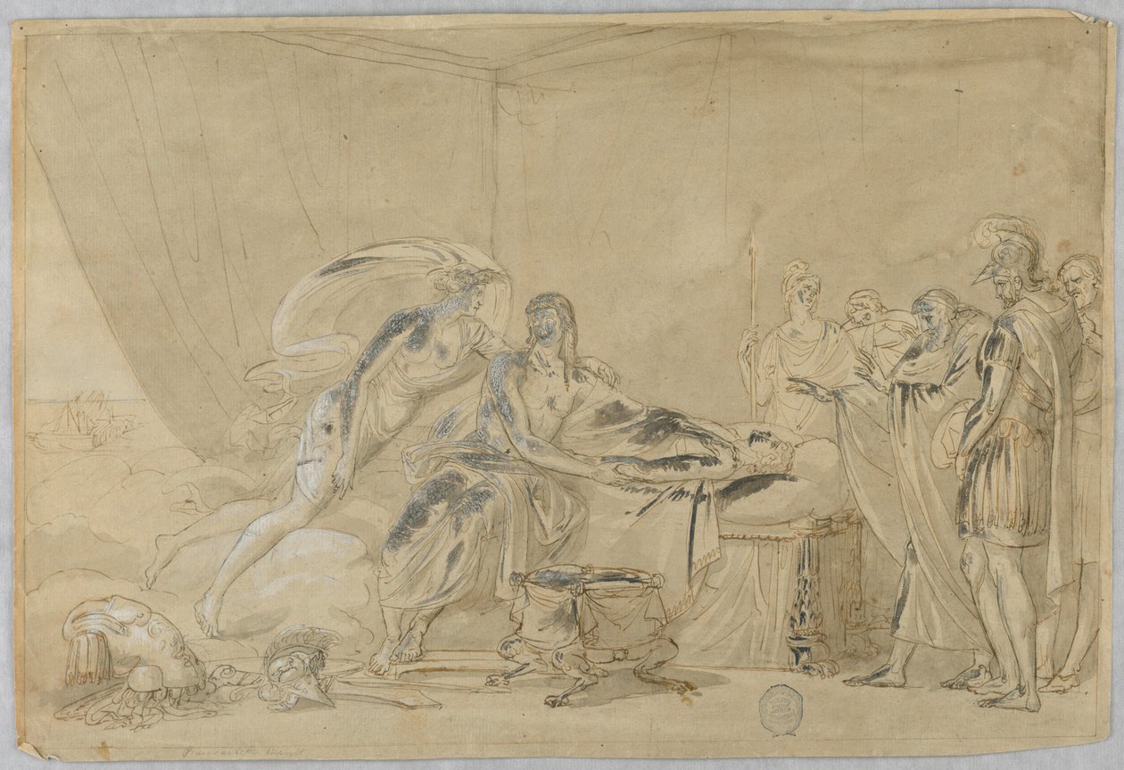 Dessin, Mort de Meleager ou d