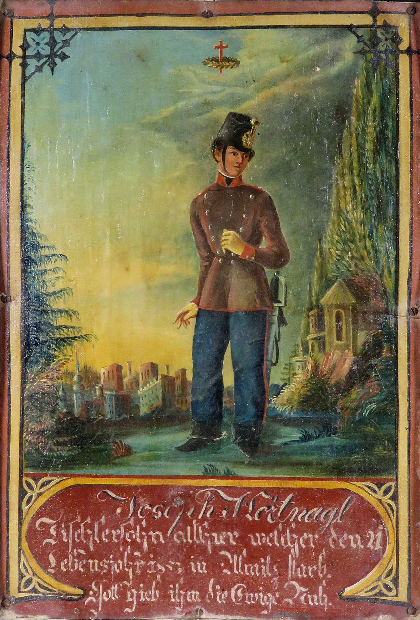 Tableau commémoratif pour Joseph Hörtnagl 1853 - Unknown artistUnknown artist