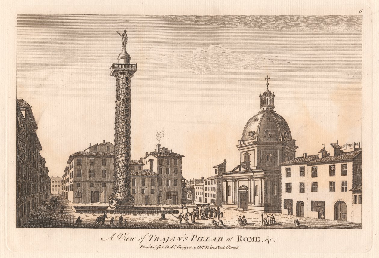Vue de la colonne de Trajan à Rome, etc. - Unknown artist