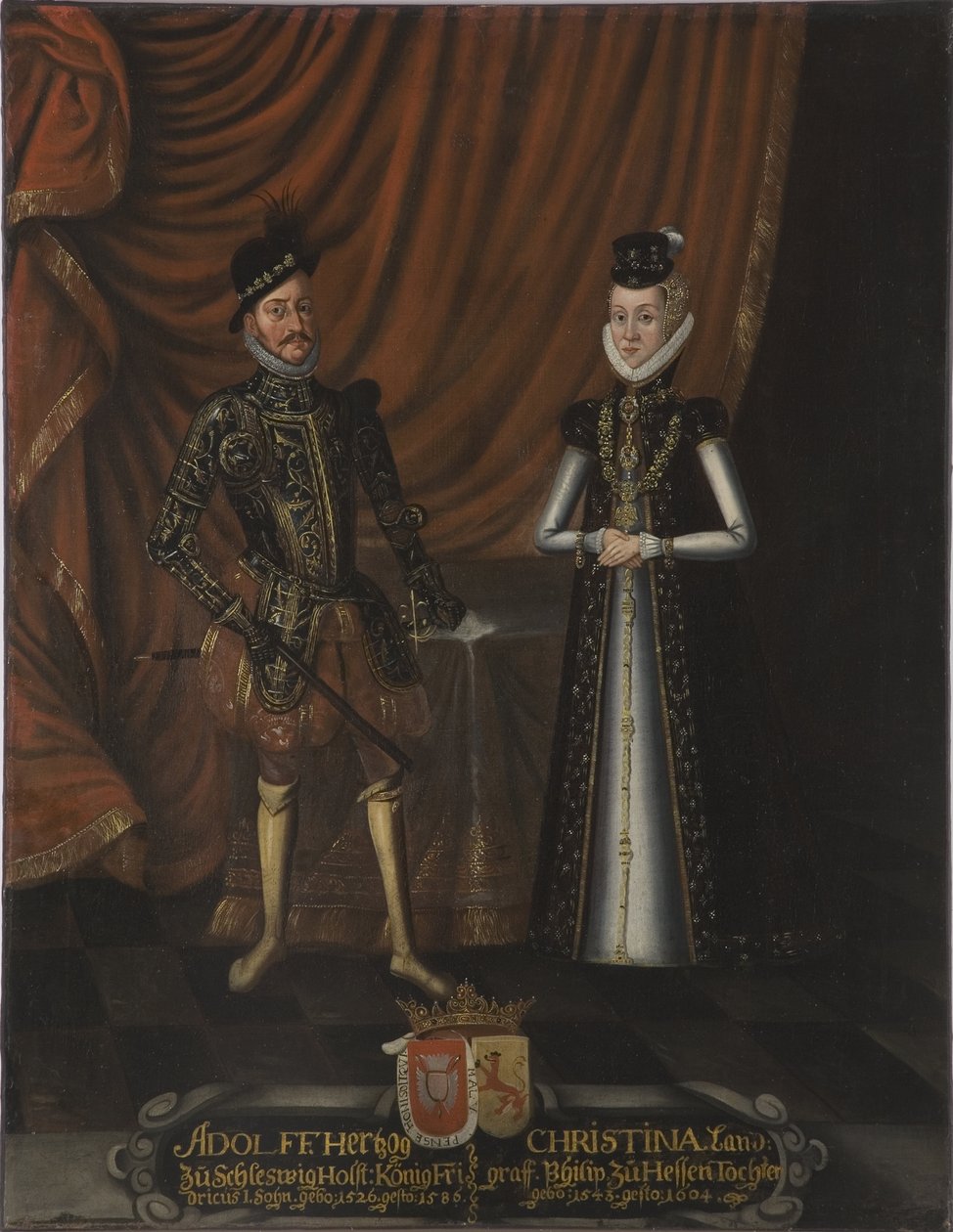 Adolphe de Holstein-Gottorp et Christine de Hesse - Unknown artist