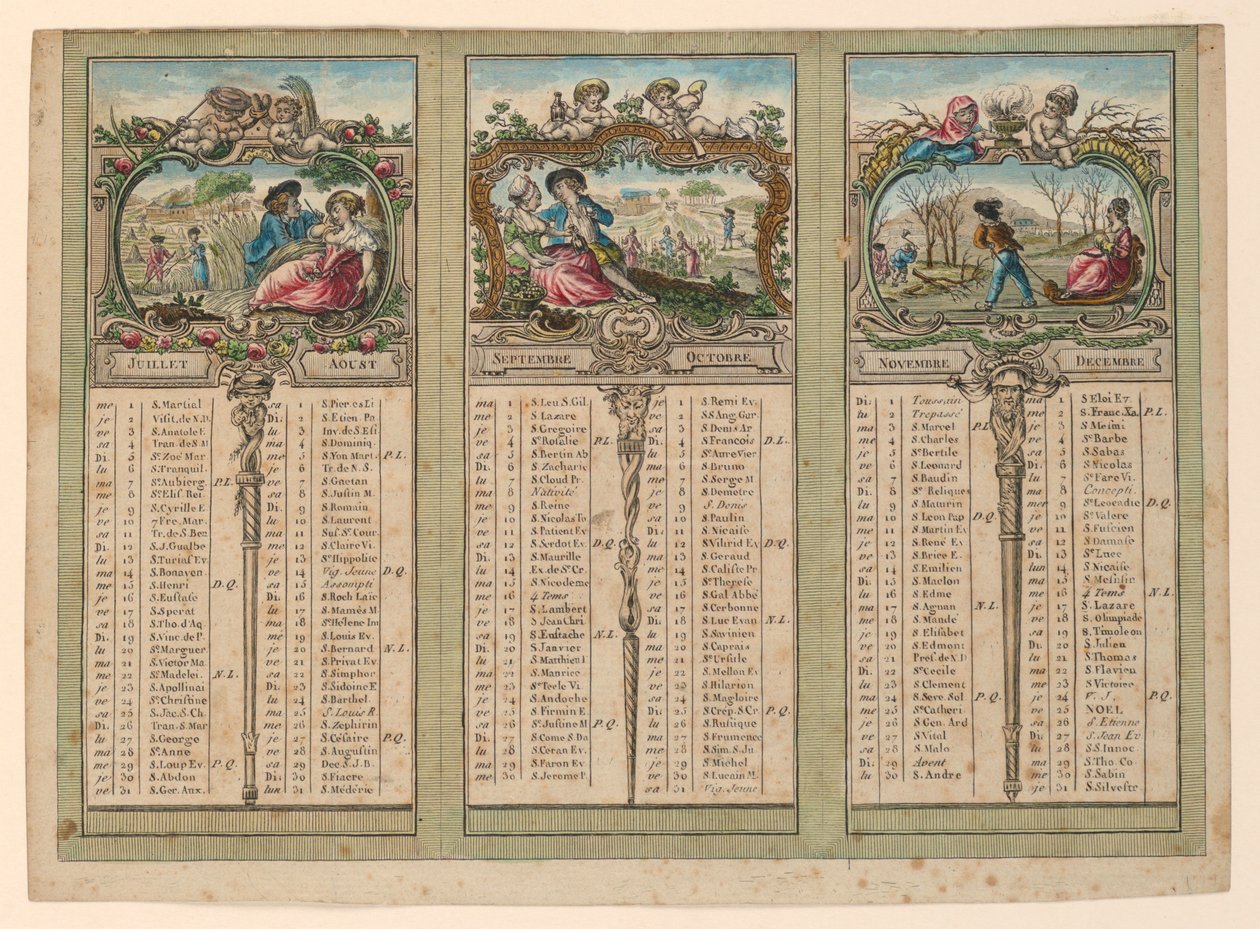 Almanach pour 1789 - Unknown artist