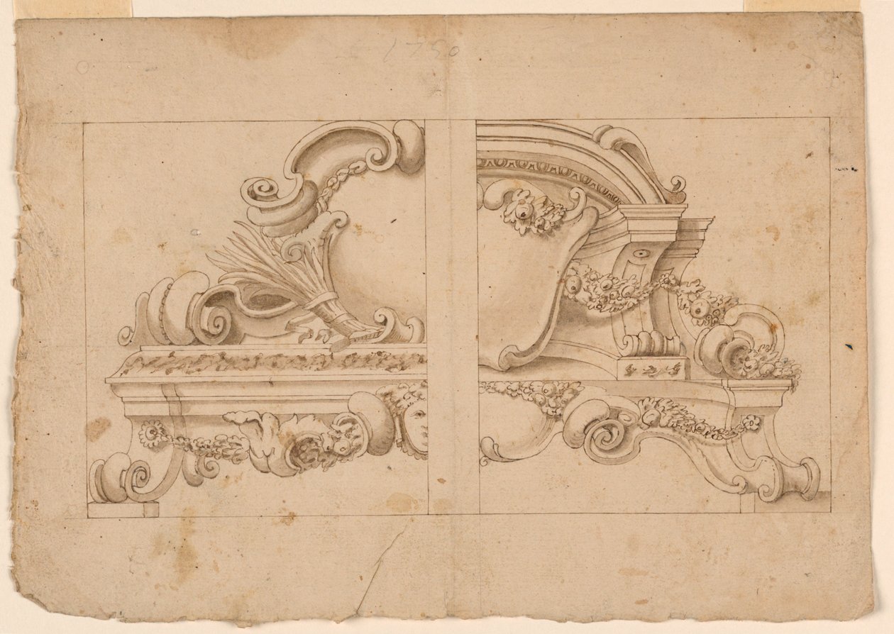Ornements architecturaux - Unknown artist