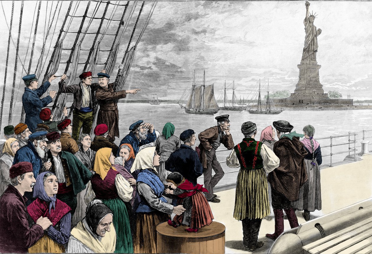Arrivée des familles d