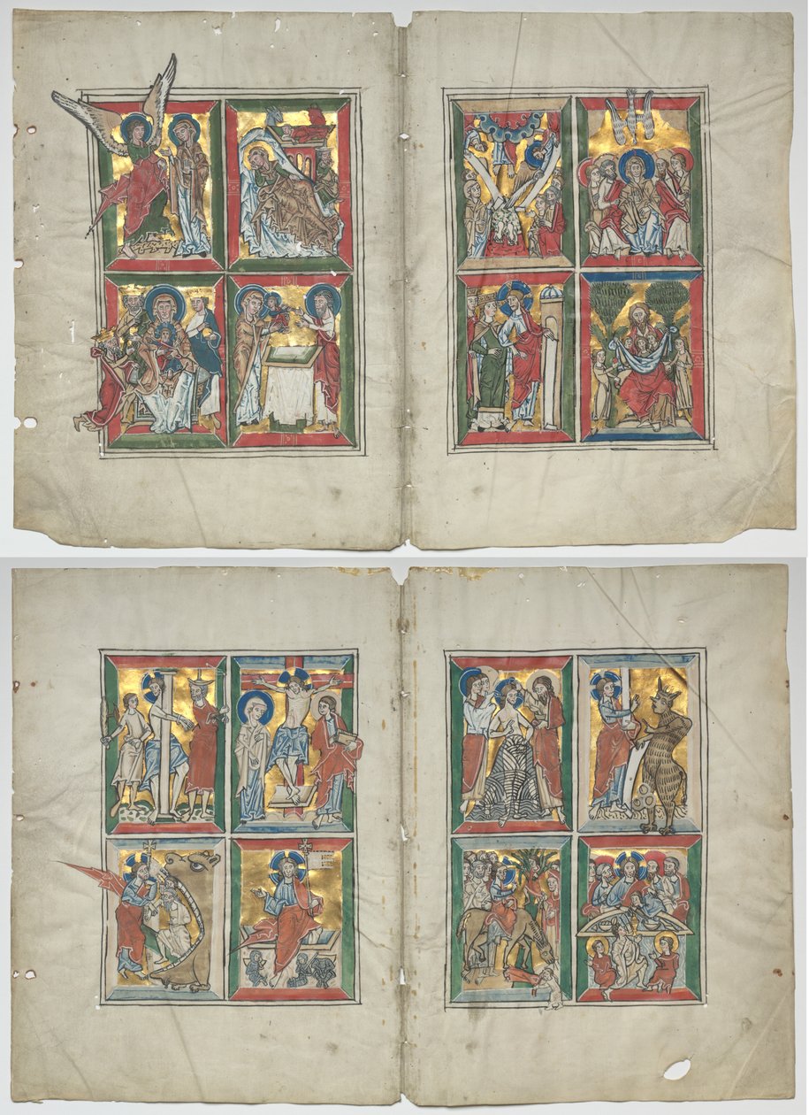 Bifolia avec des scènes de la vie du Christ - Unknown artist