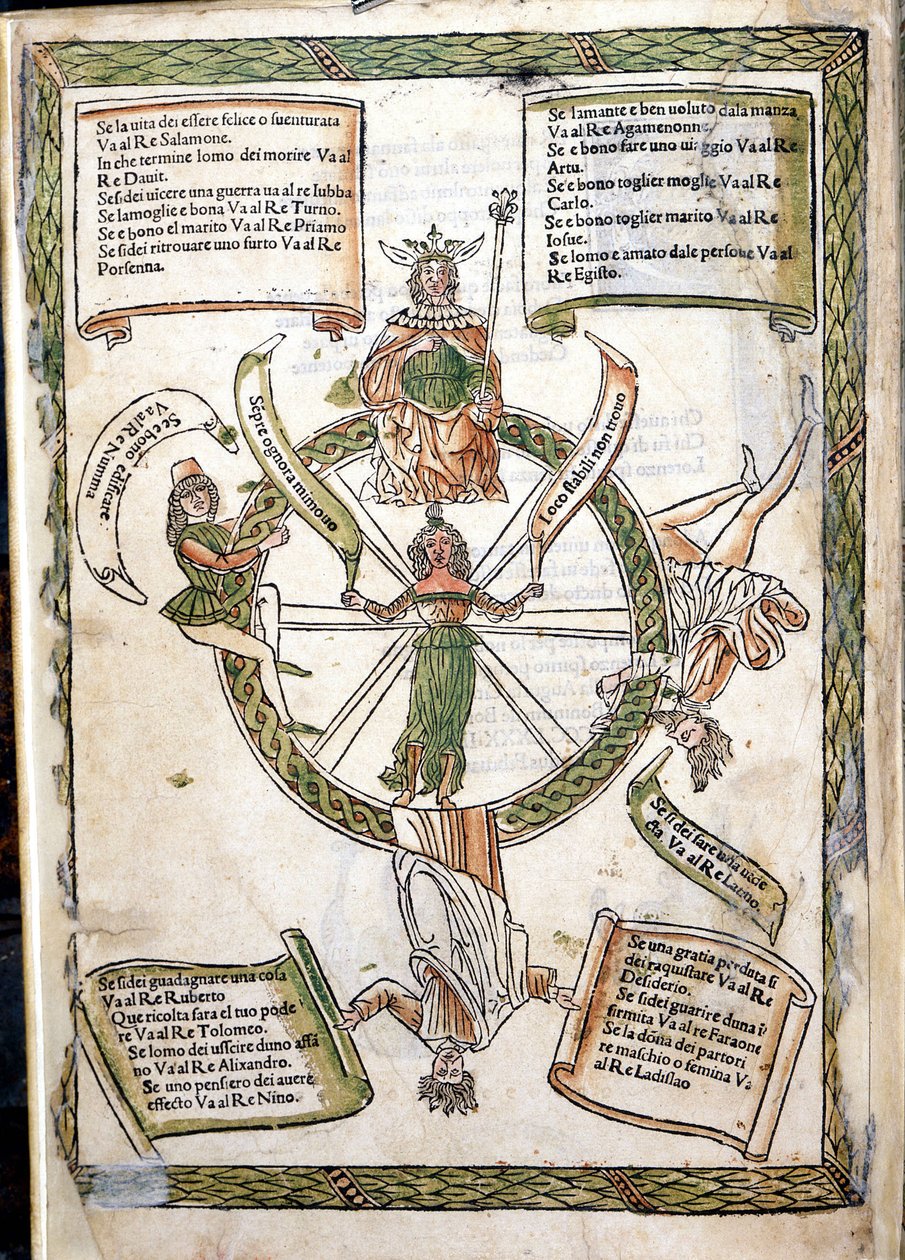 Livre du Destin de la Fortune par Lorenzo Spirito. Incunable de 1484. Biblioteca Marciana. Venise - Unknown artist