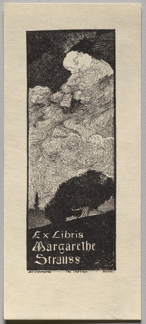 Ex-libris : Margarethe Strauss - Unknown artist