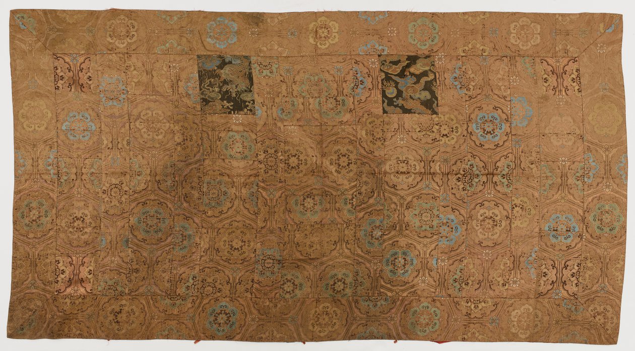 Brocade, soie. Robe de moine bouddhiste, patchée : Kesa - Unknown artist