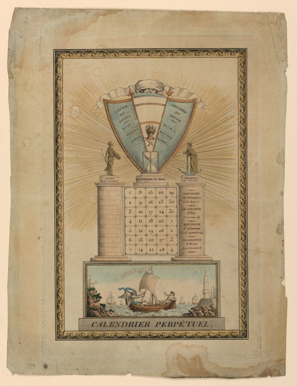 Calendrier Perpétuel - Unknown artist