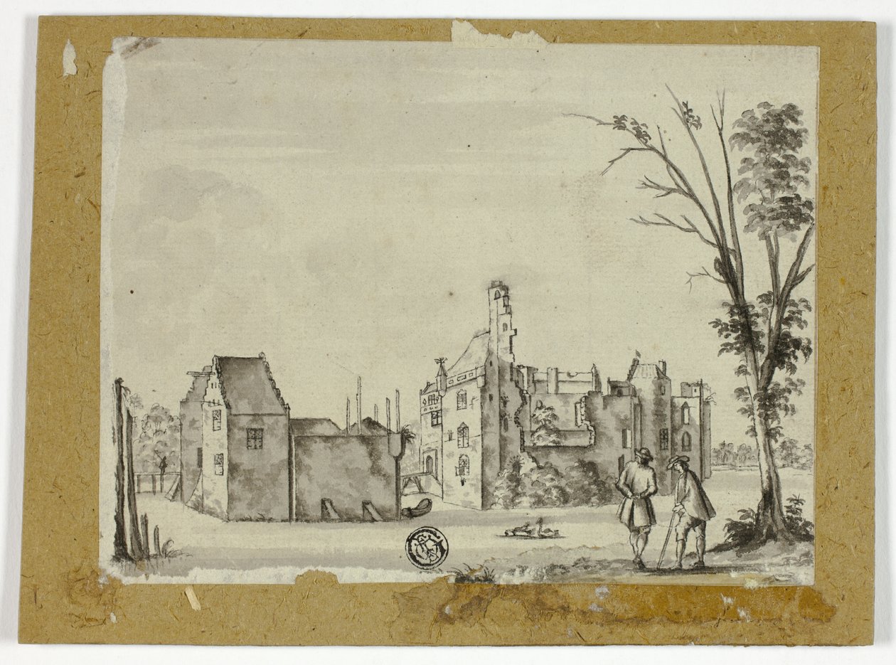 Château sur la rivière - Unknown artist