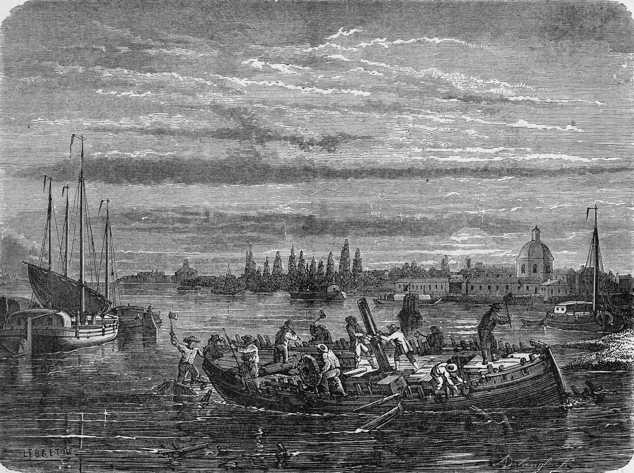 Charles Dallery a son bateau à vapeur raclé à Hélice. Dans 