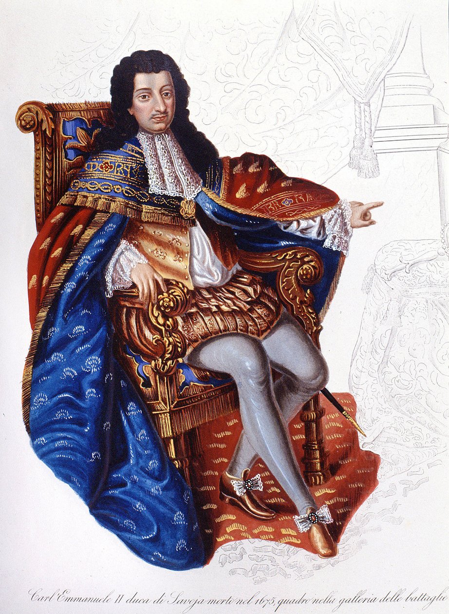 Charles Emmanuel II (1634 - 1675), Duc de Savoie - Unknown artist