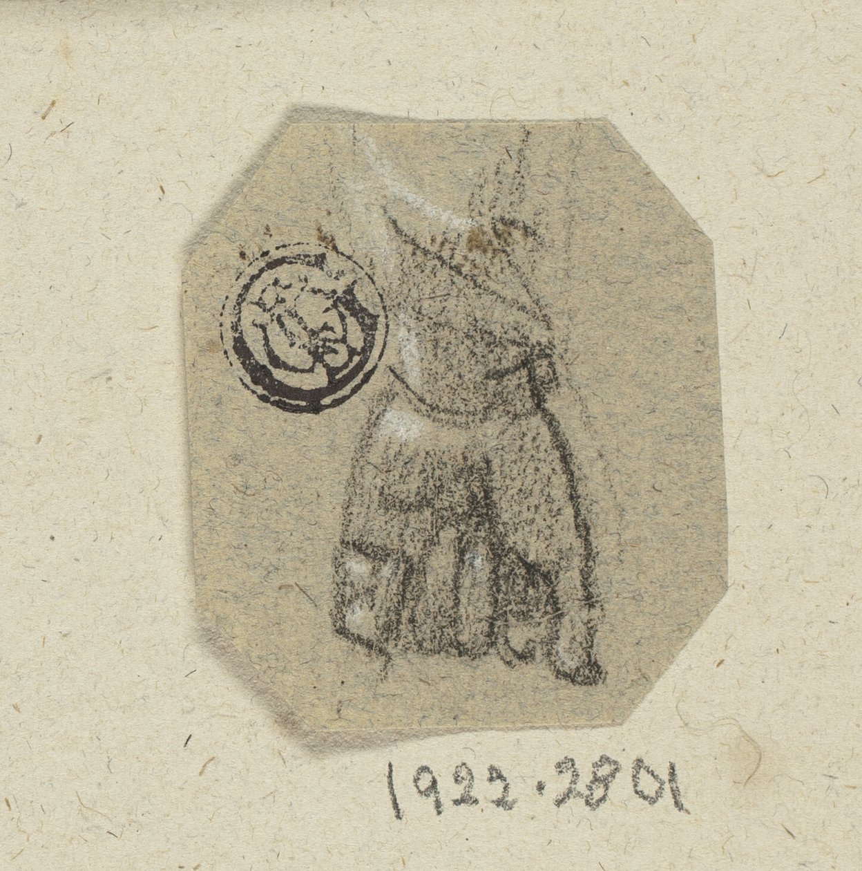 Main gauche serrée - Unknown artist