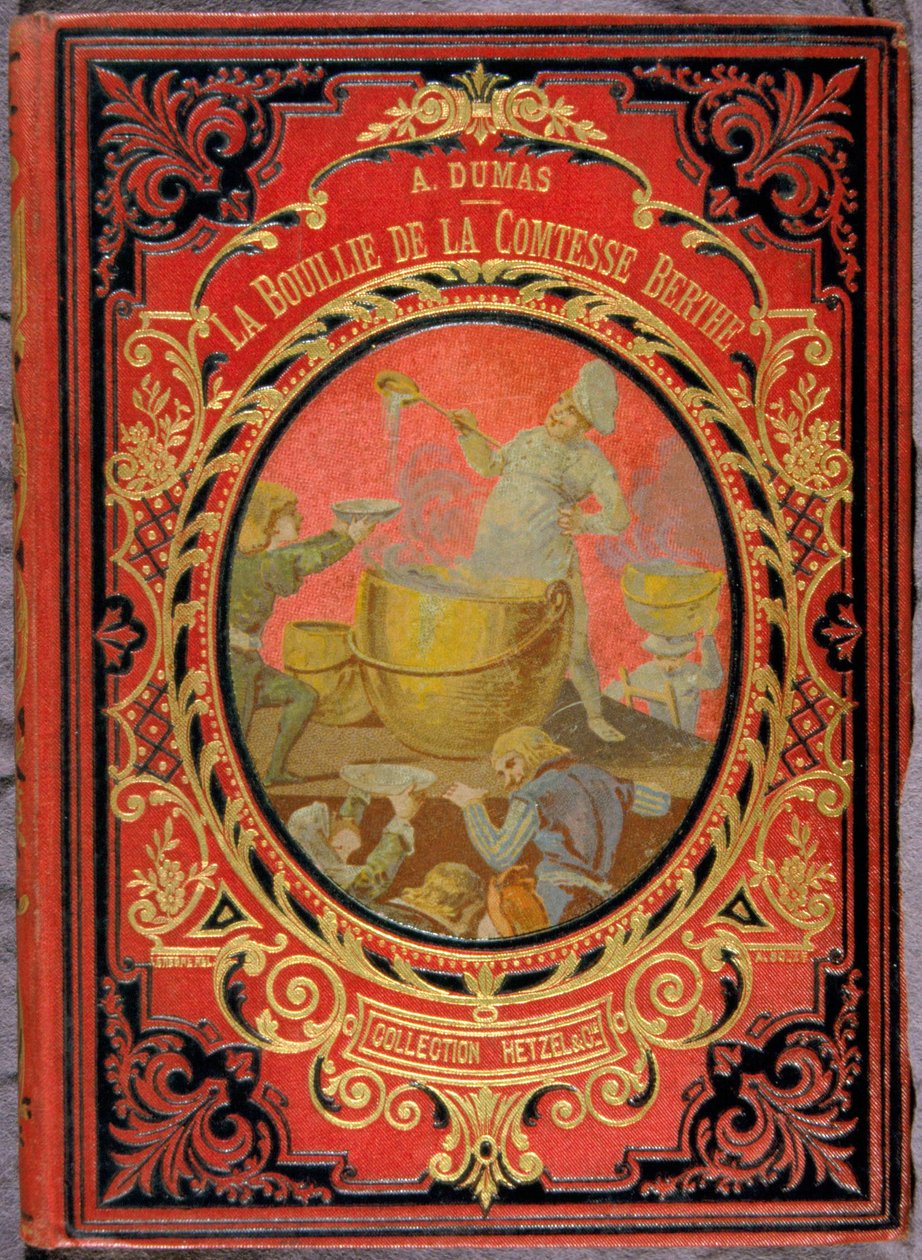 Couverture du livre « La Bouille de la comtesse Berthe » par Alexandre Dumas, collection Hetzel. - Unknown artist