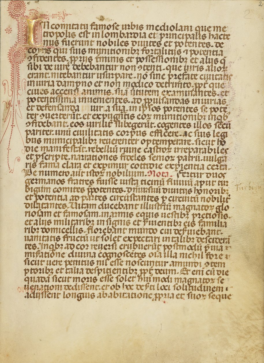 Initiale I décorée - Unknown artist