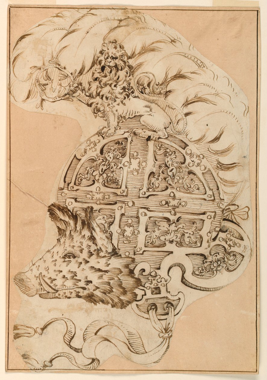 Conception pour un burgonet décoratif - Unknown artist