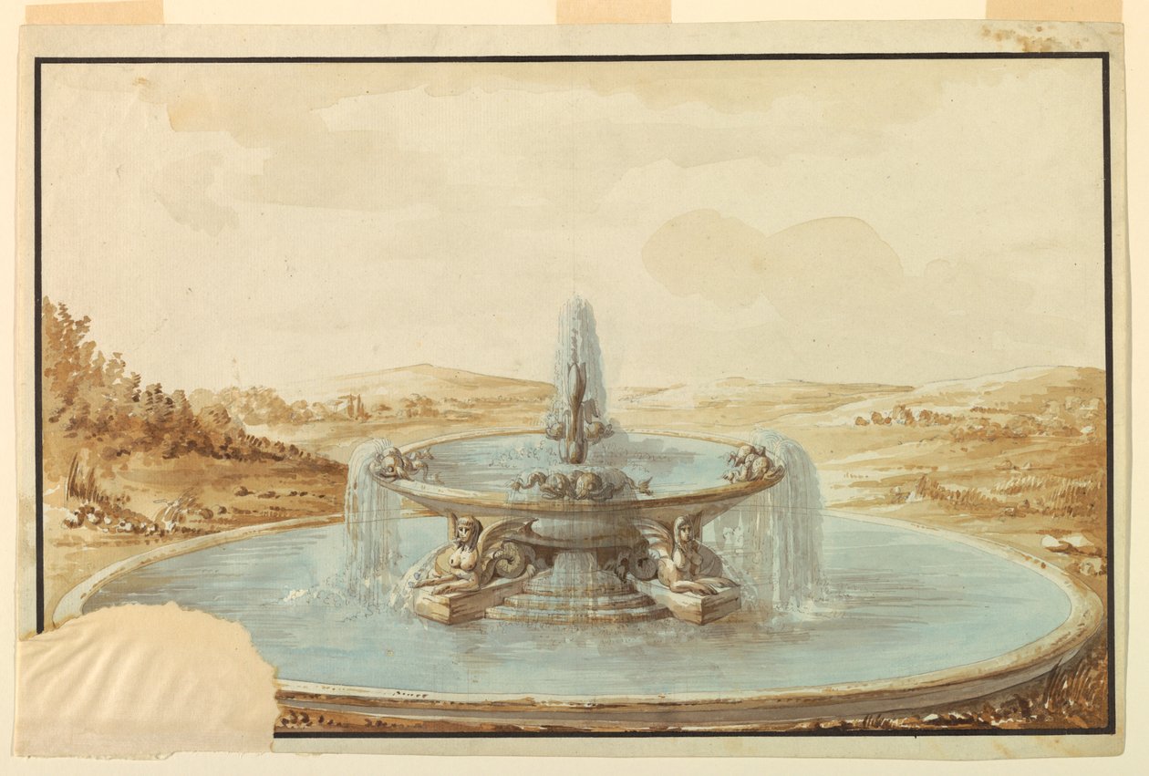 Conception pour une fontaine - Unknown artist