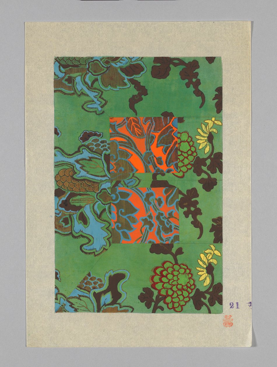 Design sur papier - Unknown artist