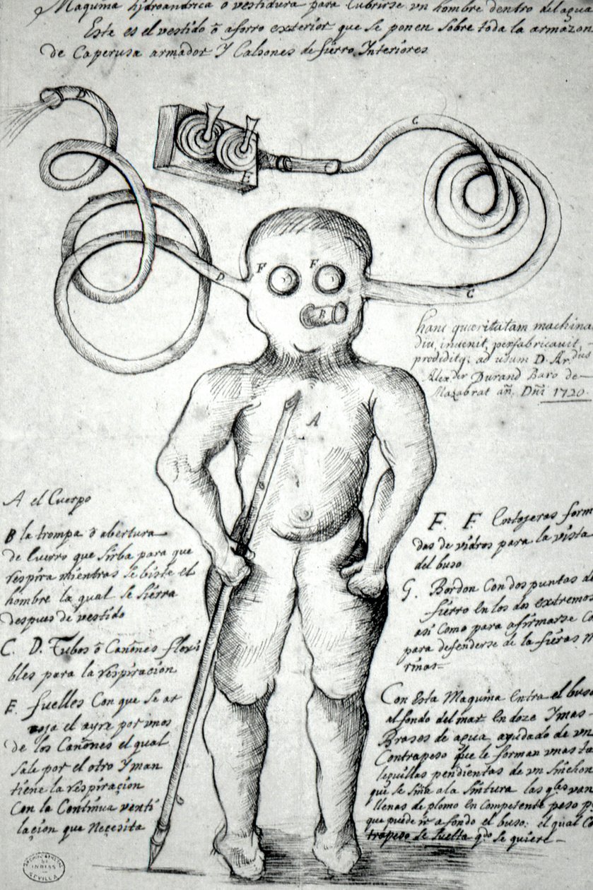 Dessin représentant un homme vêtu d