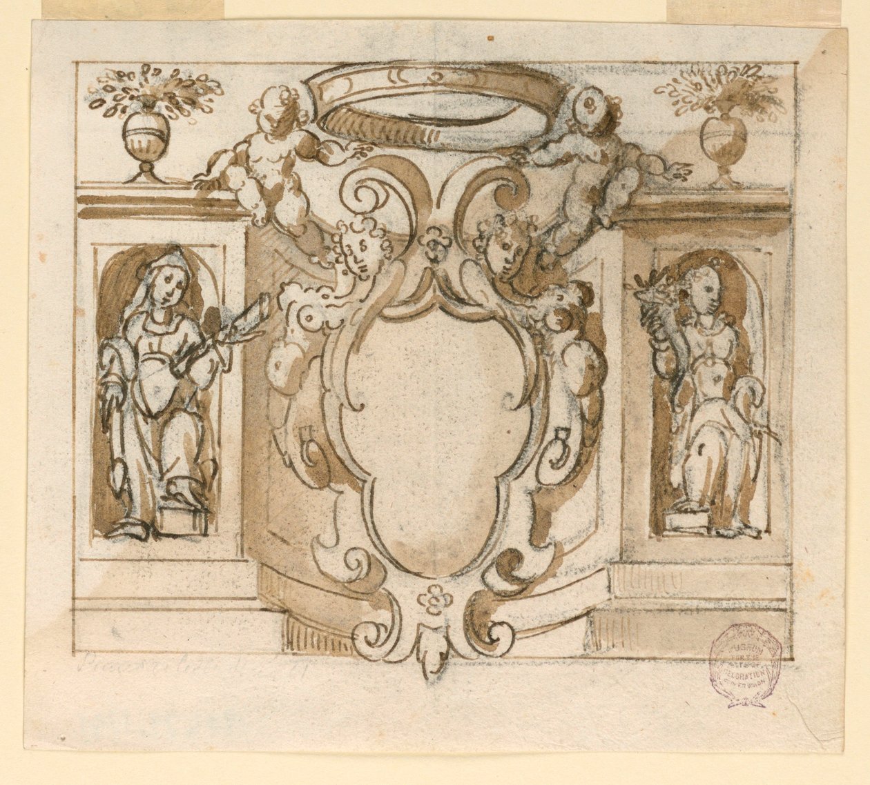 Écusson pour un blason - Unknown artist