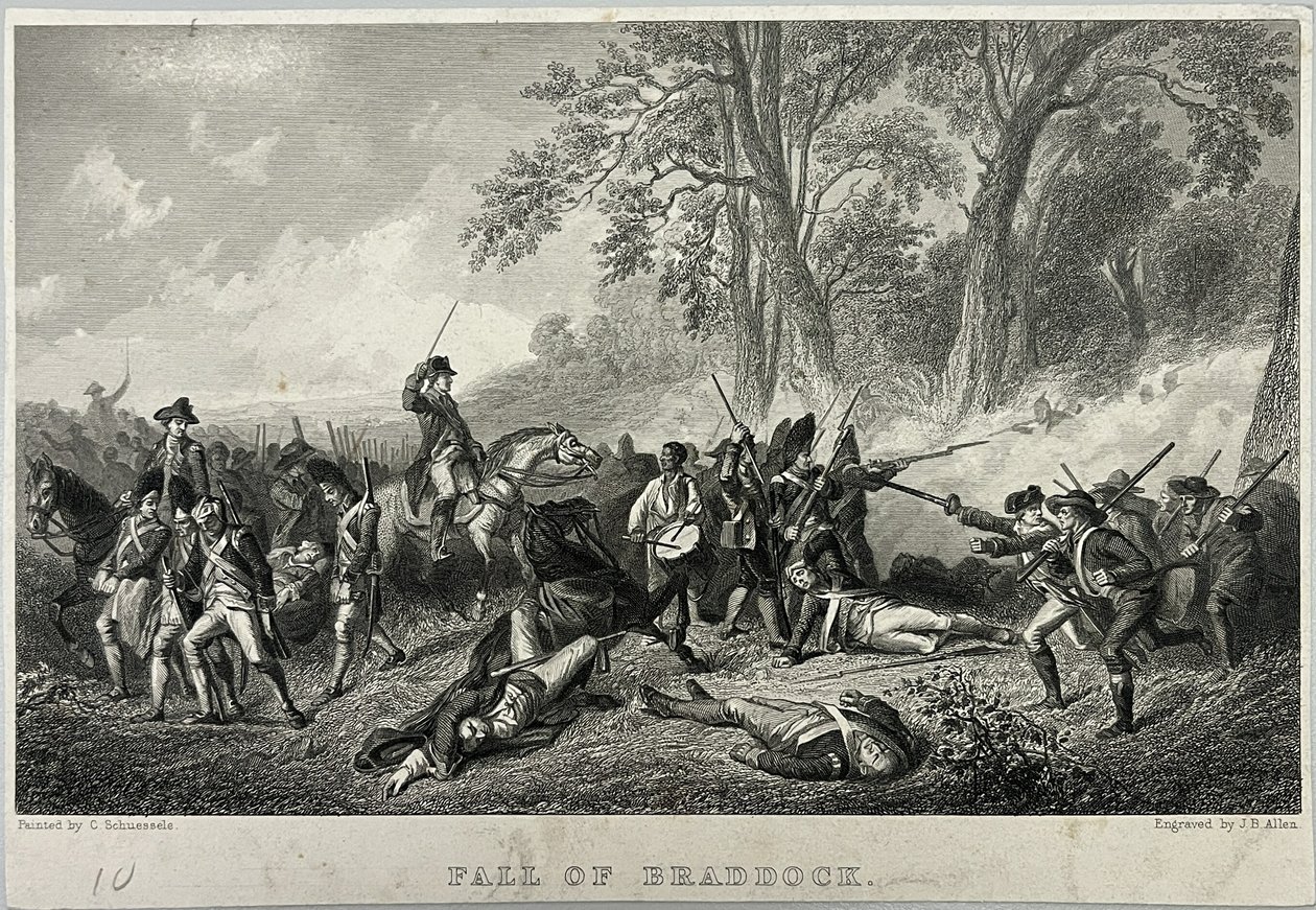 Chute de Braddock - Unknown artist