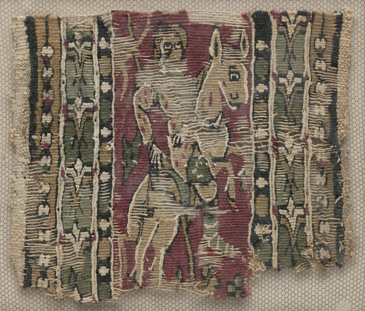 Fragment de Clavus avec Homme à Cheval - Unknown artist
