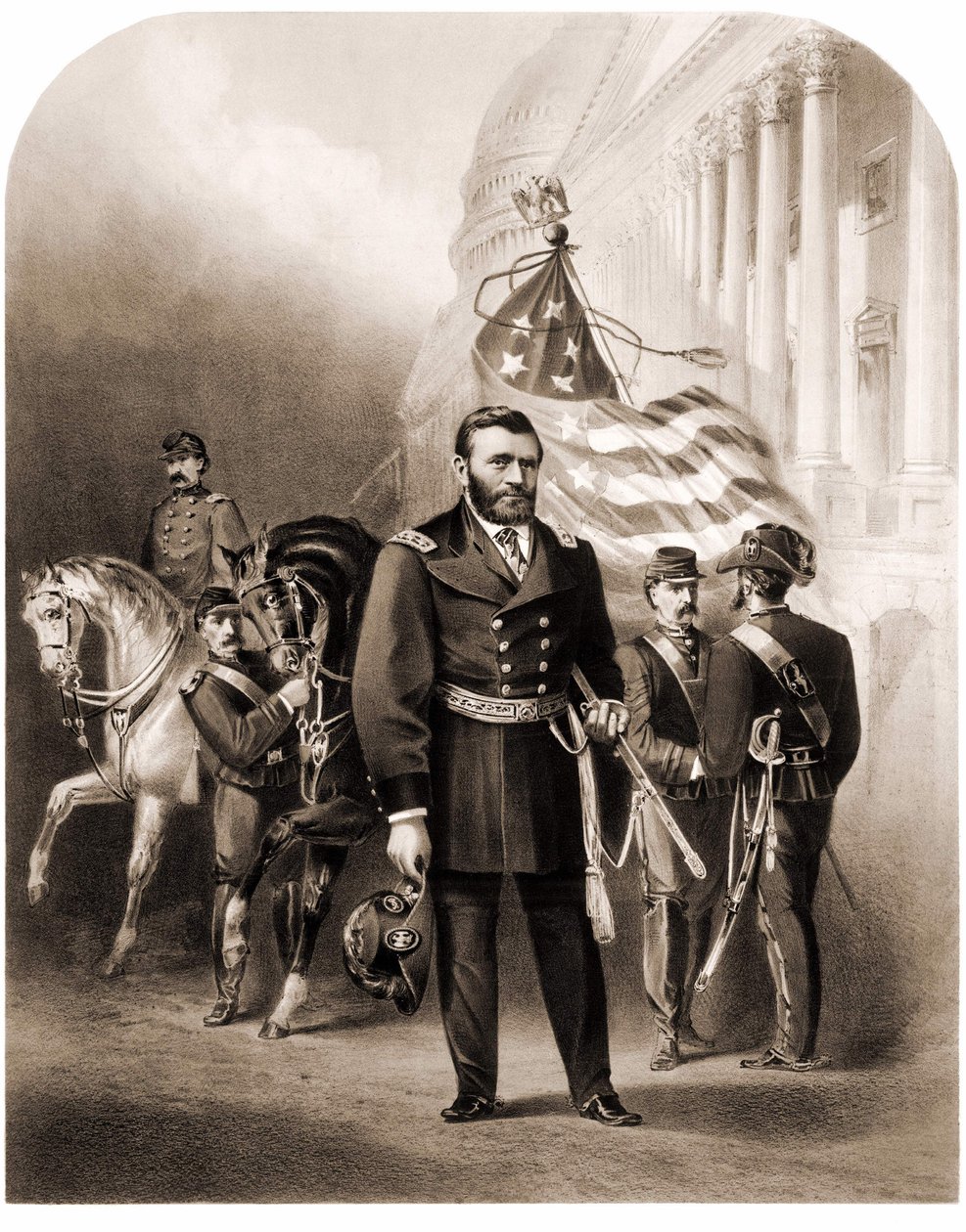 Général Ulysses Grant (1822-1885), homme d