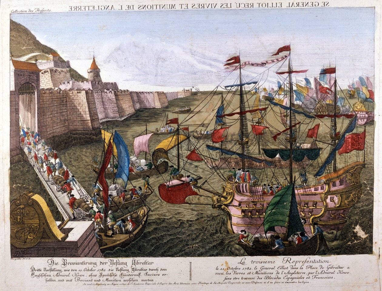 Grand Siège de Gibraltar 1779-1783 - Unknown artist