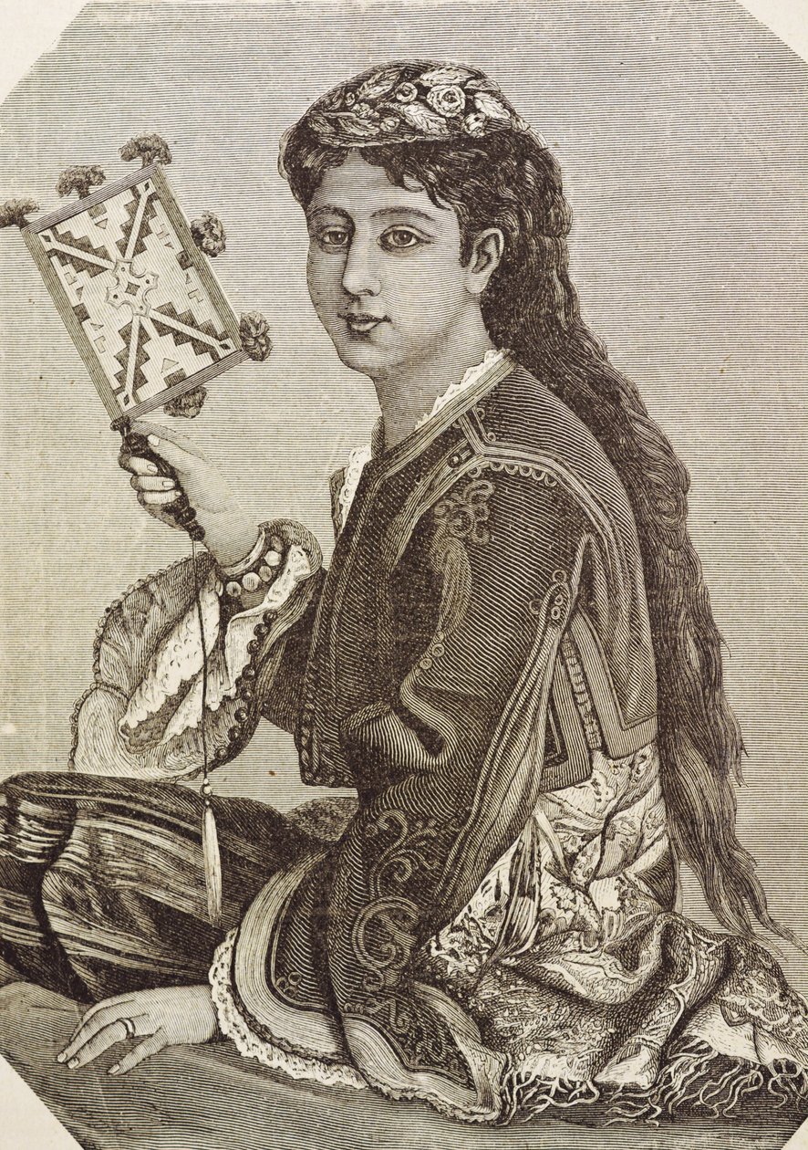 Grèce (19ème siècle). Société. Jeune Grec. 1879. Gravure - Unknown artist