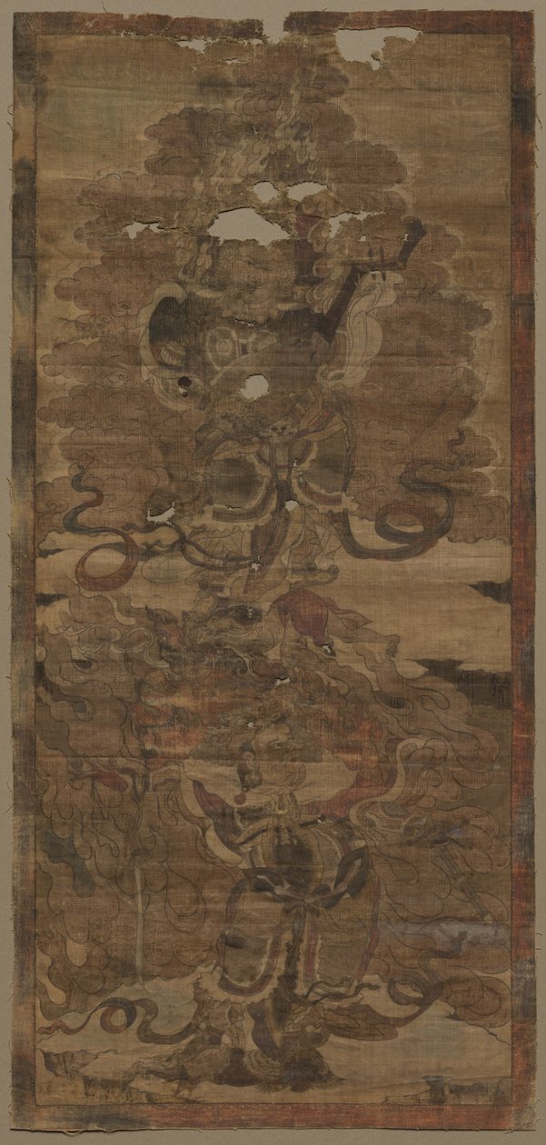 Rois gardiens : Dhrtarastra et Virupaksa - Unknown artist