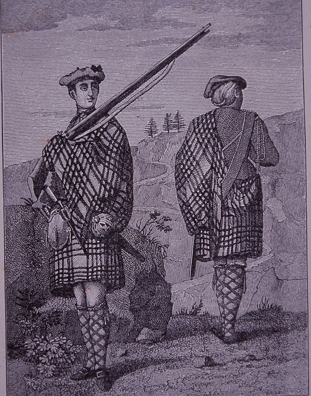 Soldats des Highlands à la fin du XVIIIe siècle - Unknown artist