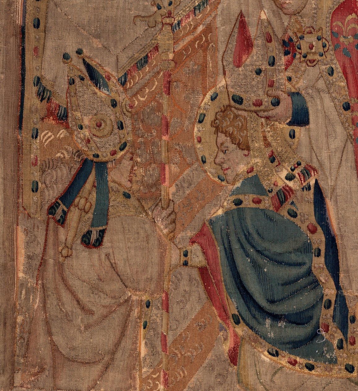 Histoire de Saint Piat et Saint Éleuthère, Scène 10 : Saint Éleuthère est sacré évêque (détail) - Unknown artist