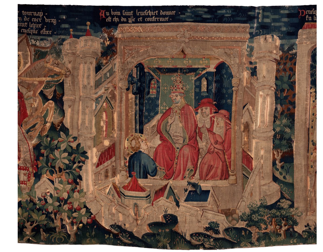 Histoire de Saint Piat et Saint Éleuthère, Scène 9 : Saint Éleuthère est confirmé comme évêque de Tournai - Unknown artist