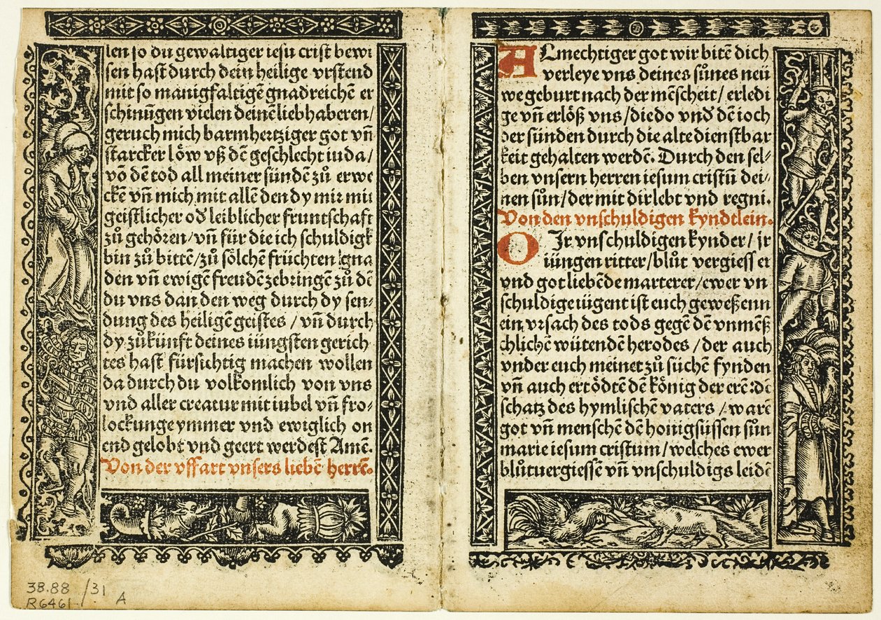 Illustration de Hortulus animae, planche 31 de Gravures sur bois tirées de livres du XVIe siècle - Unknown artist