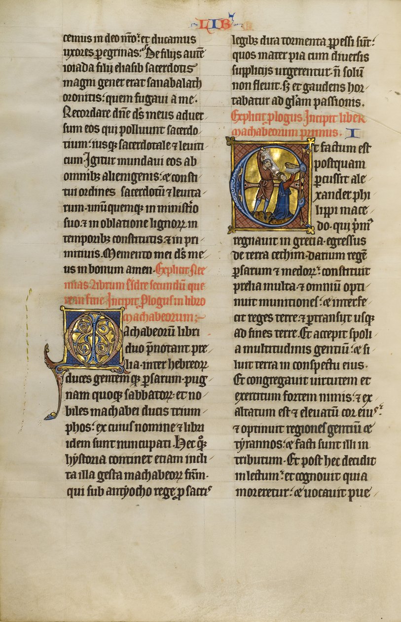 Initial E : Mattathias tue des Juifs - Unknown artist