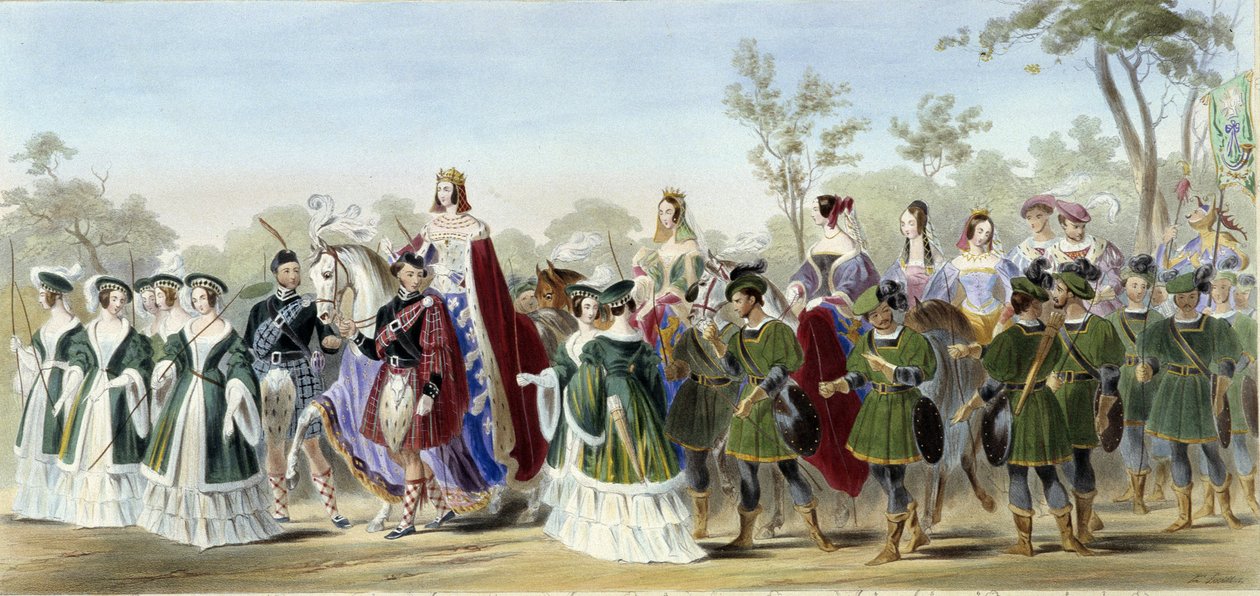 Jane Georgina, Lady Seymour - dans "Knight of England" par J. Whatman, éd. T. M