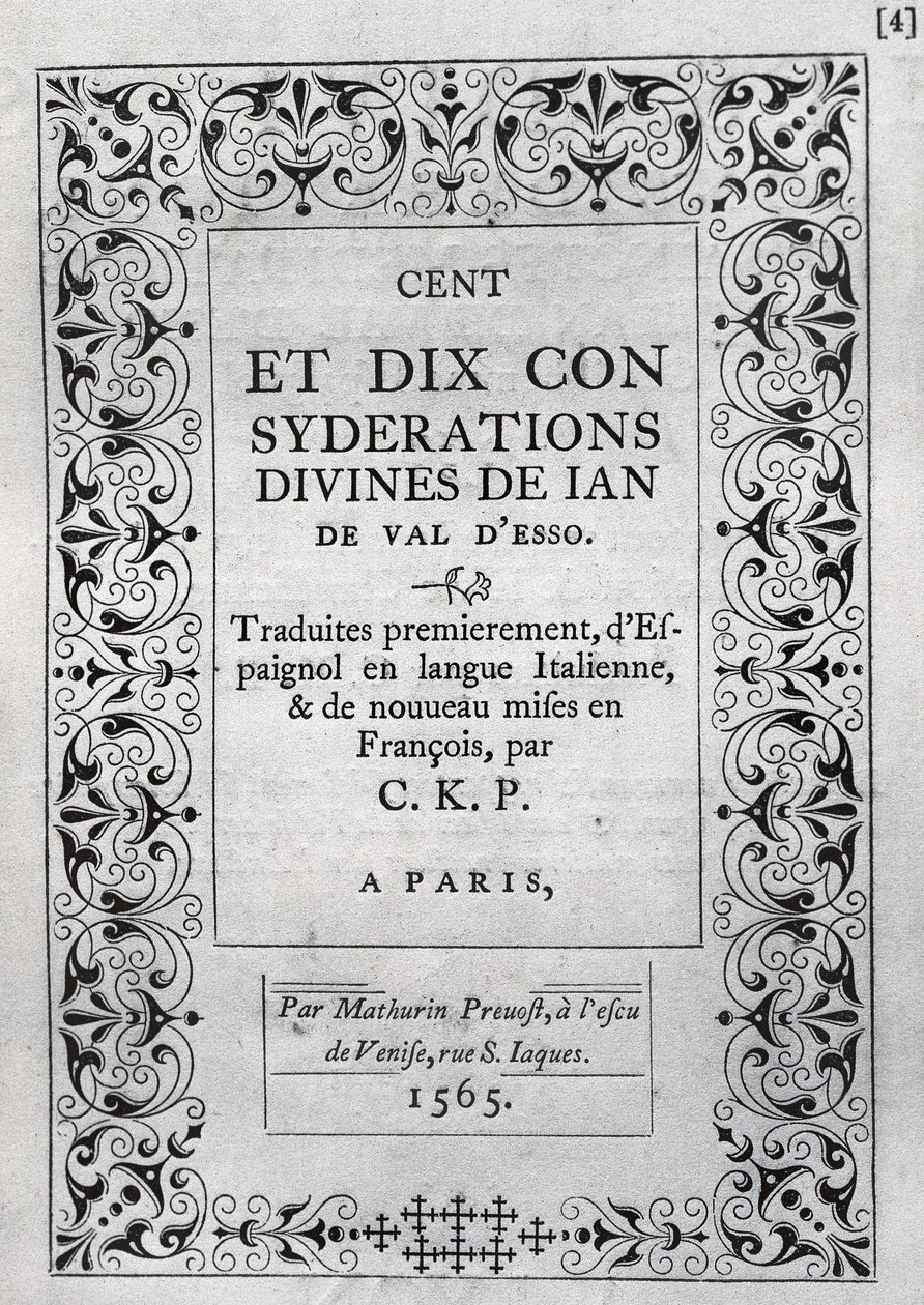 Juan de VALDES - Unknown artist