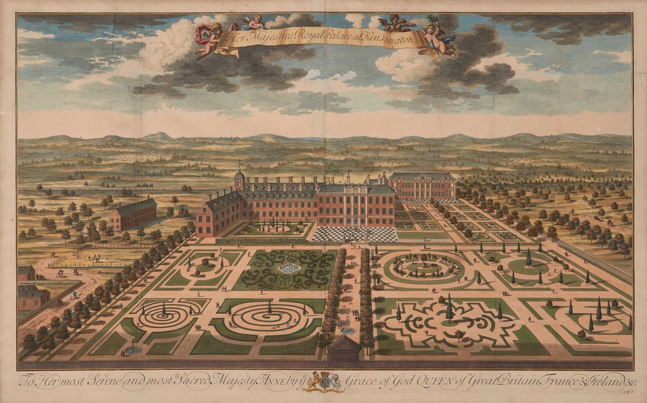 Palais de Kensington, c.1707-14 - Unknown artist