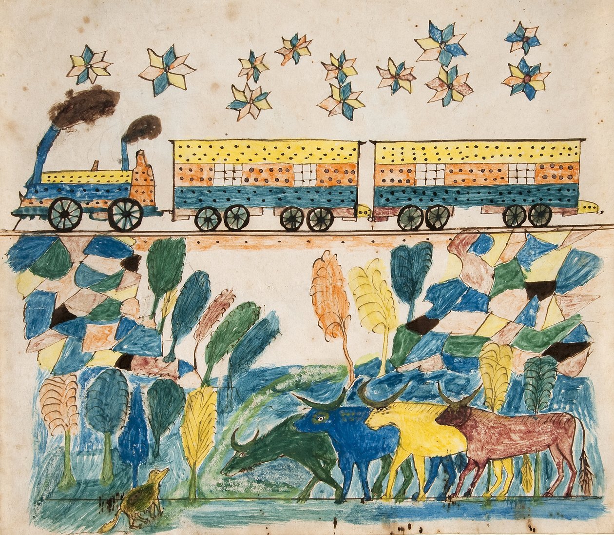 Paysage - Train - Unknown artist
