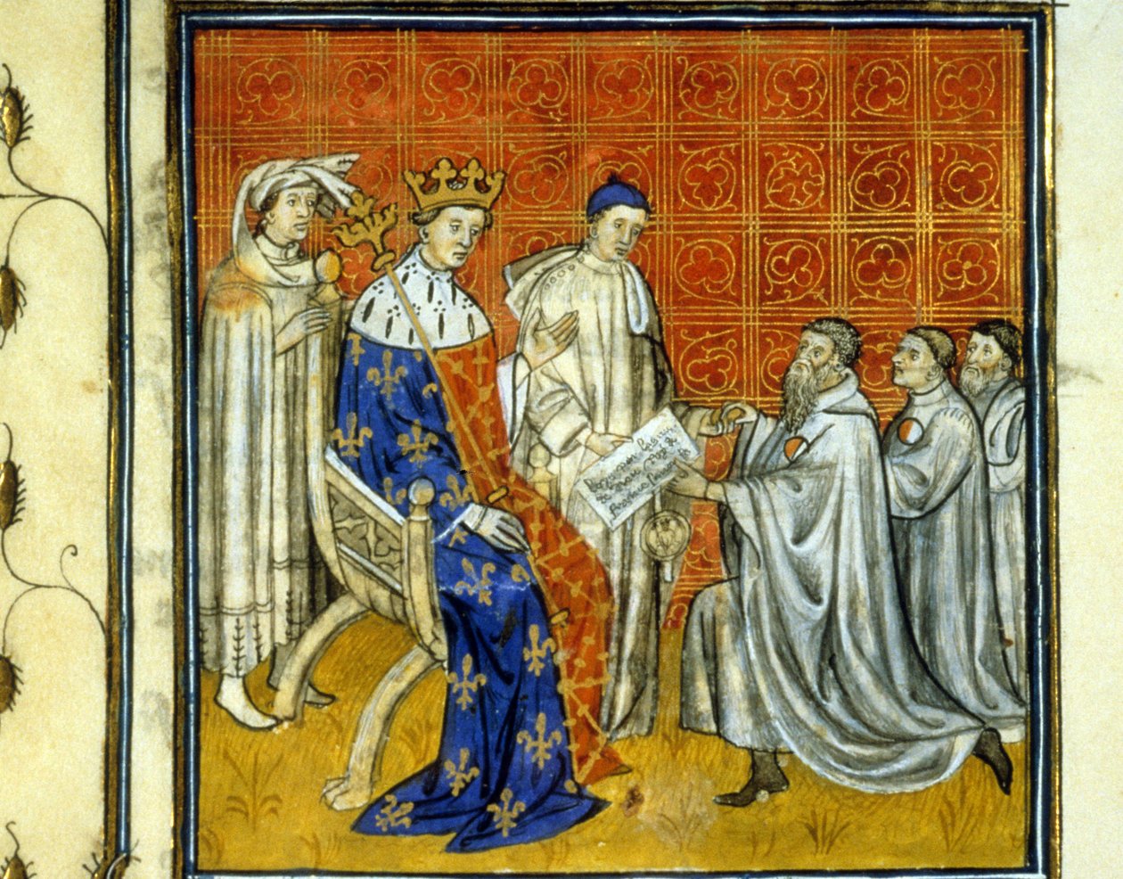 Louis X (1289 - 1316) accorde une charte aux Juifs du royaume - Rachat par les Juifs, en 1315, de leur droit de retour après l