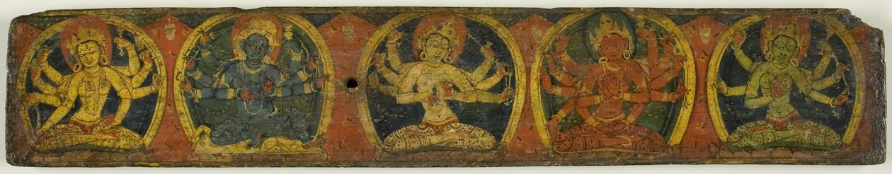 Couverture du manuscrit des cinq protecteurs (Pancharaksha) - Unknown artist