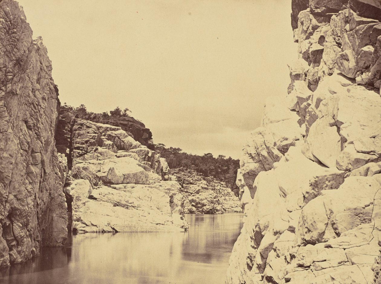 [Roches de marbre à Nerbudda] - Unknown artist