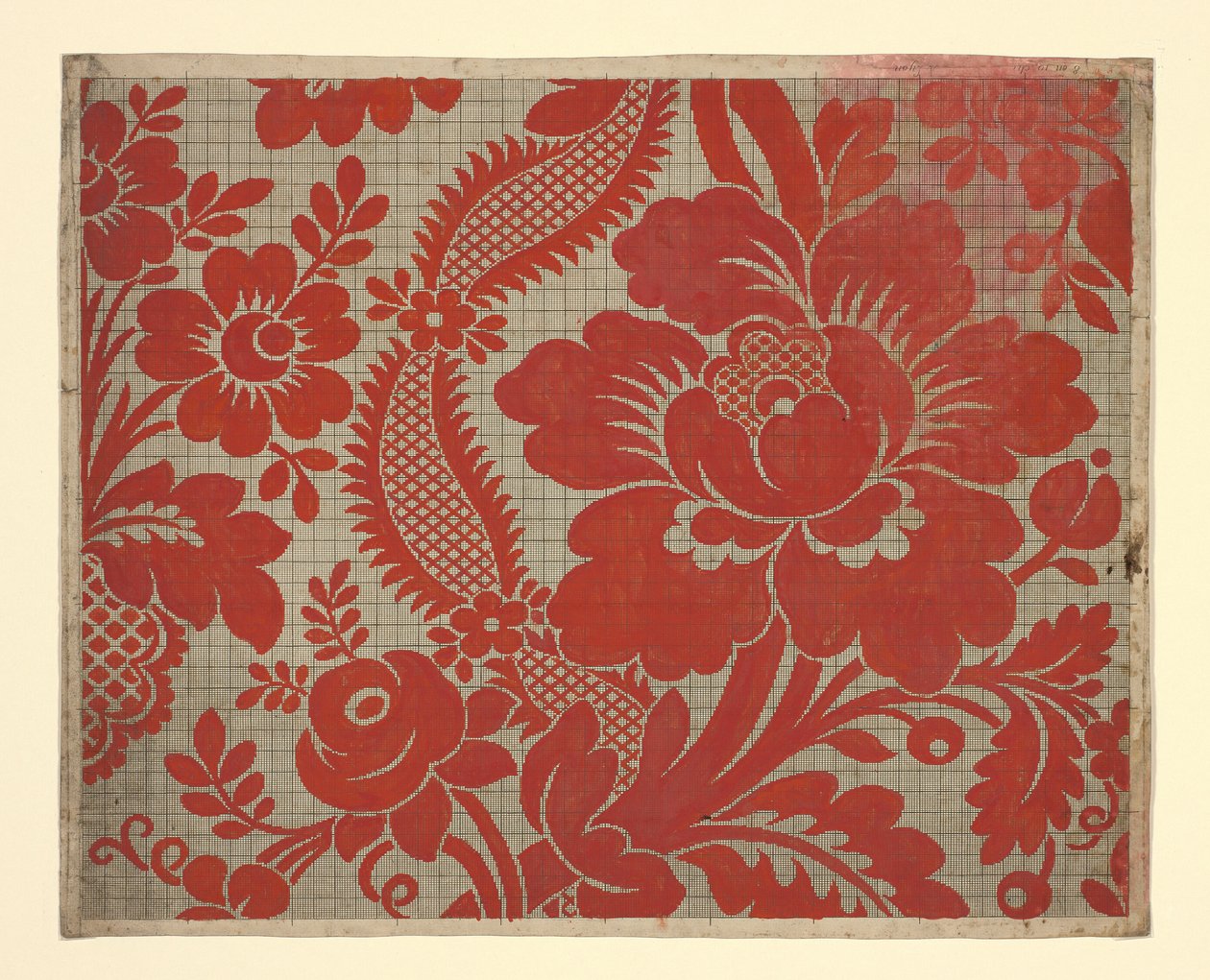 Mise-en-carte (Point-paper) - Unknown artist