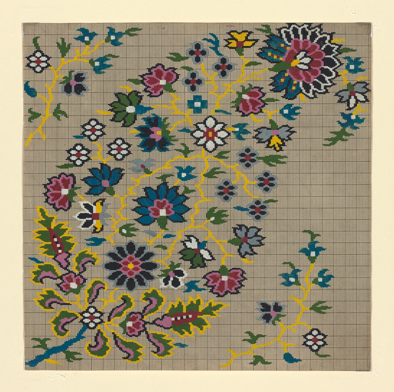 Mise-en-carte (Point-paper) - Unknown artist