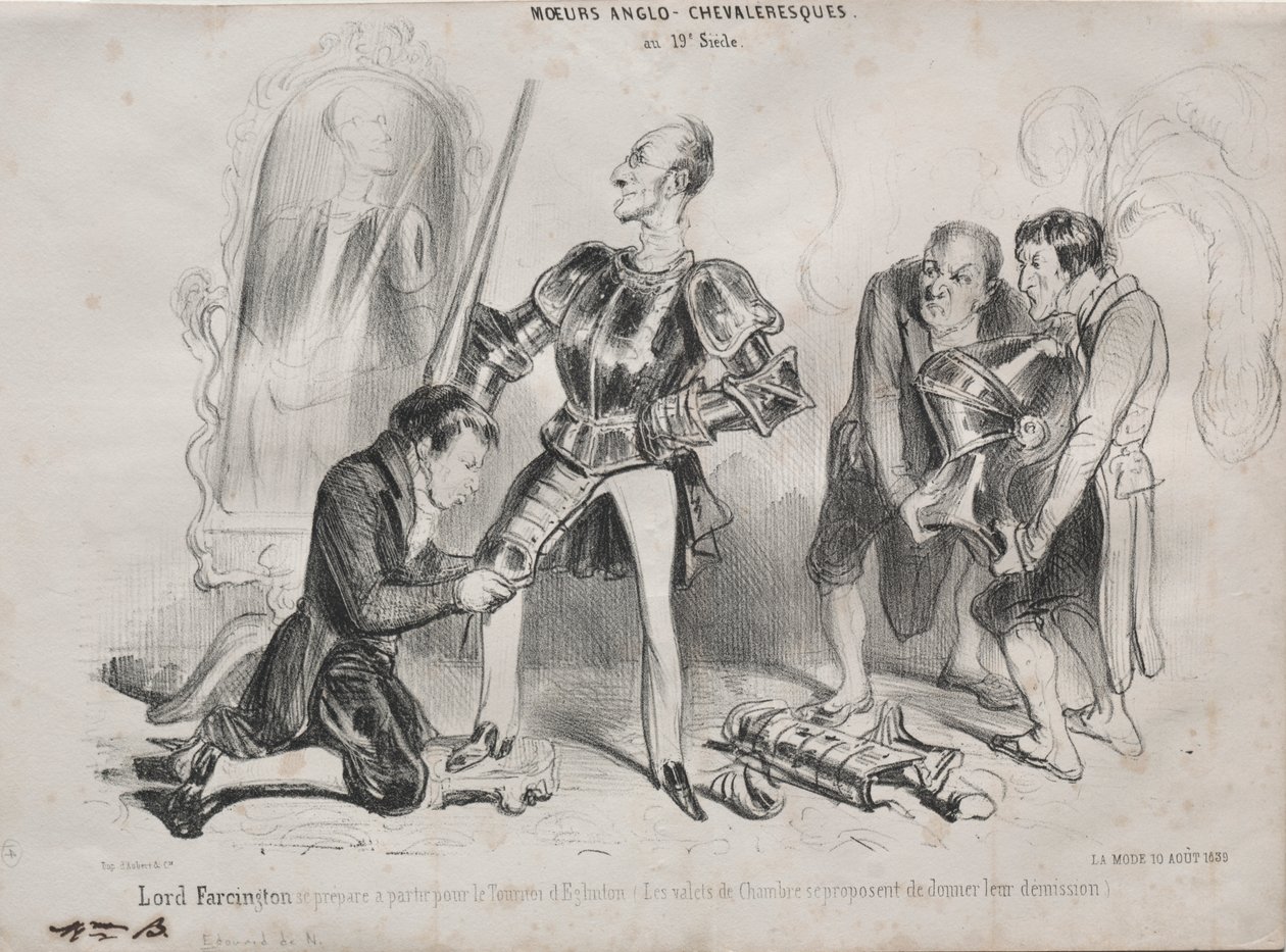 Mœurs anglo-chevaleresques - Unknown artist